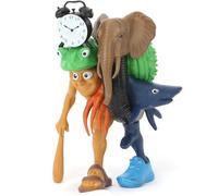 SIUVEY Tung Tung Tung Sahur Figure Toy,Italian Brainrot Figures,Tralalero Tralala Figure,Desk Decorations Gifts for Colleagues and Friends (A1)
