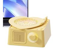 Siuwddee Altoparlante - Altoparlante Portatile per Musica,Dispositivo Forma Giradischi con Sonoro Surround per Campeggio Adulti Adolescenti Amanti Musica