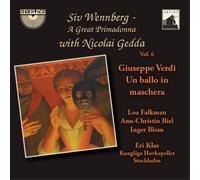 Siv Wennberg Siv Wennberg: A Great Primadonna: Giuseppe Verdi: Un Ballo in (CD)