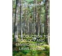 Siva Prasad Introduction to Ecology and Environmental Laws in India (Tascabile)