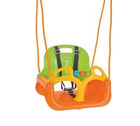 Siva Samba Swing altalena in crescita verde/arancione 3 in 1 altalena per bam...