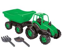 Siva Trac Trailer XL Trattore Trattore per Bambini con Rimorchio Lunghezza 72...