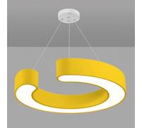 SIVAJI Lampada A Sospensione A Soffitto Ring Macaron Lampada A Sospensione Industriale A LED Rotonda Per Ufficio E Negozio Lampada A Sospensione/Lampadario A Luce Bianca 6000k Per Luci
