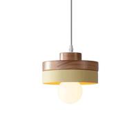 SIVAJI Lampada A Sospensione Macaron Personalizzata Lampade A Sospensione Con Paralume Colorato Di Illuminazione Da Soffitto Minimalista Lampadario Romantico Moderno Con Legno Per Camera Letto