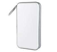 Siveit Custodia per CD/DVD con capacit di 80 CD/DVD, custodia rigida in plastica per CD e DVD, raccoglitore per auto, casa, ufficio, viaggio (bi