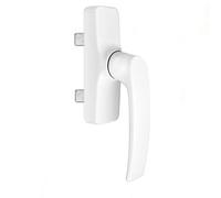 Sivenci - Maniglia Abatibile in Alluminio | Cremonese Quadrata Serie Europea | Maniglia Apertura Interna 2 Lame | 177 x 34 x 64 | Colore Bianco | Sinistra