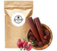 SIVIFOOD pelle di frutta lavashak melograno 200g - sottilissimi rotoli di frutta pasta di frutta secca pressata rotoli di frullato barrette di frutta snack alla frutta snack vitaminico lavashake anir