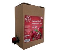 SIVIFOOD Succo di melagrana 3 litri - 100% da concentrato, senza zuccheri aggiunti - Qualità premium - Confezione 3L Bag-in-Box con rubinetto - Succo naturale per ogni giorno senza additivi