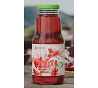 SIVIFOOD Succo di melagrana in bottiglie di vetro da 300 ml - 8x300ml - 100% da concentrato, senza zuccheri aggiunti - Qualità premium - Succo naturale per ogni giorno senza additivi