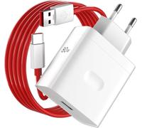SIVITE Caricabatteria Rapido 80W USB-C con Cavo da 1m, Compatibile con OnePlus Realme OPPO, Supporta Ricarica SUPERVOOC Warp per Smartphone e Tablet