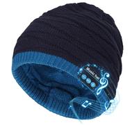 SIVITICK Cappello Bluetooth Regali Uomo Originali Berretto Invernali Idee Regalo Natale Berretto con Cuffie Stereo e Microfono per Sport Sci