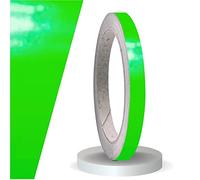 siviwonder Strisce decorative in PVC, autoadesive, fluorescenti, colore verde neon, 9 mm x 10 m, decorazione auto, strisce di avvertimento, nastro per cerchioni, barche, veicoli e modellismo