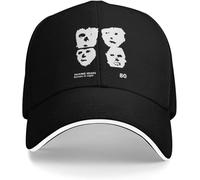 SIVMZFYQEL Classico Parlando Come Sempre Ha Heads Graphic Sun Berretto da Baseball Estate Y2k Carino Cappello da Camionista per Femmina Maschile Pesca Berretti da Baseball