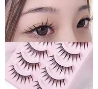 SIVZUMO 10 Paia Ciglia Finte, Lashes volume Occhio Di Gatto Ciglia Fluffy Strip Lashes Cat Eye Fake Lashes Fatte A Mano False Eyelashes, Lashes kit, Manga lashes lashes