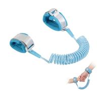SIVZUMO Guinzaglio per Bambini Antismarrimento, Braccialetto di Sicurezza 1.5m con Chiusura Fissa, Corda da Passeggio Regolabile e Girevole a 360°, Cintura per Bimbi in Luoghi Affollati, Blu