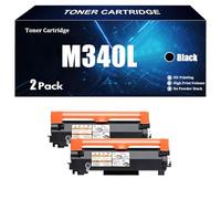 SIWANYS Cartucce di toner compatibili con Ricoh M340L. Funzionano con stampanti Ricoh M340, M340F, M340W, M340FW, P200, P201W, SP230DNW, SP230FNW, senza chip. Stampa trasparente.,Black-2 pieces