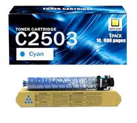 SIWANYS MP C2503 Cartuccia di Toner Alta Capacità Compatibile per Ricoh - Per C2011SP C2503SP C2003SP C2004SP C2004exSP C2504SP C2504exSP IM2000 IM2500,C-1 pcs