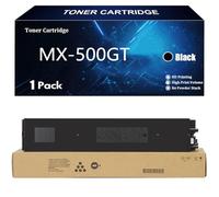 SIWANYS MX-500GT Cartuccia Toner di Ricambio per Sharp MX-M283N MX-M363N MX-M363U MX-M453N MX-M453U MX-M503N MX-M503U Stampanti con Chip,Black-1 Pack