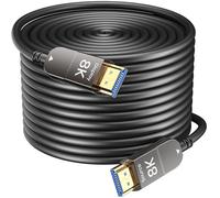 Siwket 5M Cavo in fibra ottica HDMI 8K, cavo in fibra ottica HDMI 2.1 48Gbps ultra ad alta velocità, supporta 8K@60Hz così come 4K@120Hz HD R (High Dynamic Range)