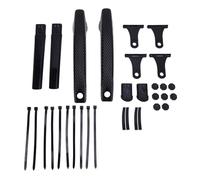 SIWOTED 1 paio parafango bici universale anteriore posteriore paraspruzzi regolabile esteso a sgancio rapido per bici da strada