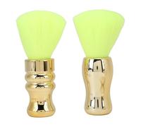 SIWOTED 2 pezzi spazzola per spolverino per collo taglio per capelli spazzola per capelli barbiere professionale in nylon morbido per salone di casa