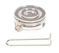 SIWOTED Acquario Air Stone Disc Trasparente Aumenta l'ossigeno Silenzioso Diffusore a bolle per acquario in acrilico per acqua salata d'acqua dolce (S)