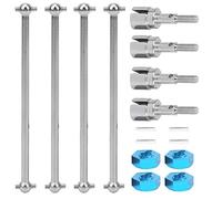 SIWOTED Adattatore per ruota da 5 mm per albero motore universale adatto per auto HSP 94111 94108 1/10 RC (Argento)