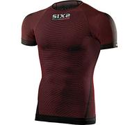 SIX 2 T-Shirt MC Dark Red - XS/S