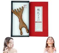 Six-Claw Meridian Massage Comb Manual Scalp Massager, Six Touch Therapy Comb Massager Tool for Scalp Eye Facial Neck Shoulder (#a)