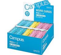 Six Copies of 12 Books Each Yellow, Pink, Blue Card Assortment in Word (japan import)