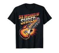 Six Decades of Shred Guitar Legend 60° Compleanno Maglietta
