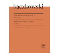 Six Etudes or Caprices op. 13 . Violino solista.