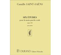 Six Etudes Pour Lamain Gauche Seule Opus Op 135 Pour Piano