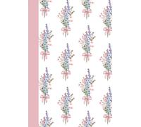 Six Irises Pink Pocket-Size Notebook | A6 75 Pages: Small Portable Journal for Travel, Daily Notes, and Creative Writing