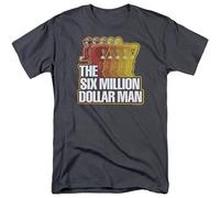Six Million Dollar Man Men's Run Fast T-Shirt Size M