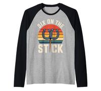 Six On The Stick Horseshoe Game Score Sports - Maglia con Maniche Raglan