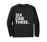 Six One Three Prefisso 613 Ottawa ON Ontario Canada Maglia a Manica