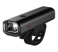 Six Peaks Fanale anteriore per bicicletta, 400 lumen, ricaricabile tramite USB, 4 modalità di illuminazione, supporto per manubrio regolabile, LED ad alta visibilità per bicicletta, impermeabile, nero