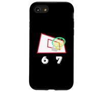 Six Seven 6 7 Basketball Meme Hoop Design Custodia per iPhone SE (2020) / 7/8