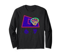 Six Seven 6 7 Basketball Meme Hoop Design Maglia a Manica