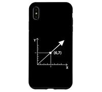 Six Seven 6 7 Coordinate Grid Plot Graph Plane Meme Design Custodia per iPhone XS Max