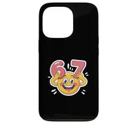 Six Seven 6 7 Emoticon Meme Design Custodia per iPhone 13 Pro