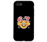 Six Seven 6 7 Emoticon Meme Design Custodia per iPhone SE (2020) / 7/8