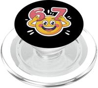 Six Seven 6 7 Emoticon Meme Design PopSockets PopGrip per MagSafe