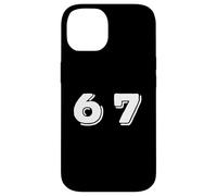 Six Seven 6 7 Meme Design Custodia per iPhone 14