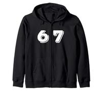 Six Seven 6 7 Meme Design Felpa con Cappuccio
