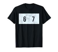 Six Seven 6 7 Meme Design Maglietta