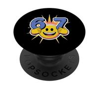 Six Seven 6 7 Meme Design PopSockets PopGrip Adesivo