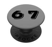 Six Seven 6 7 Meme Design PopSockets PopGrip Adesivo
