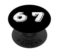Six Seven 6 7 Meme Design PopSockets PopGrip Adesivo